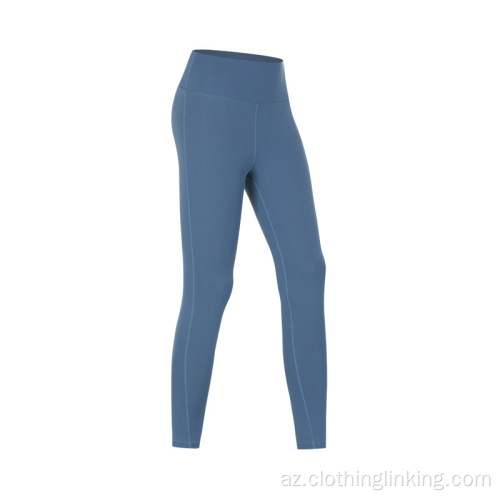 Yüksək belli idman zalı leggings və leggings